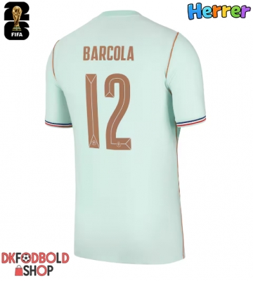 Frankrig Bradley Barcola #12 Udebanetrøje VM 2026 Kort ærmer